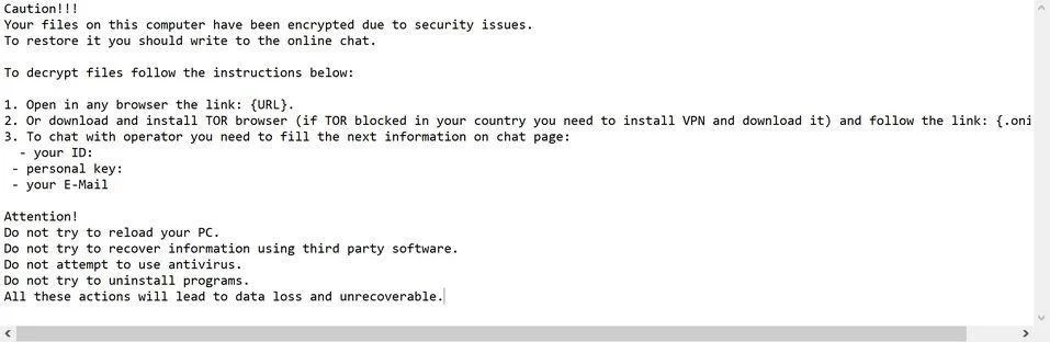 Image: Leitkcad ransomware