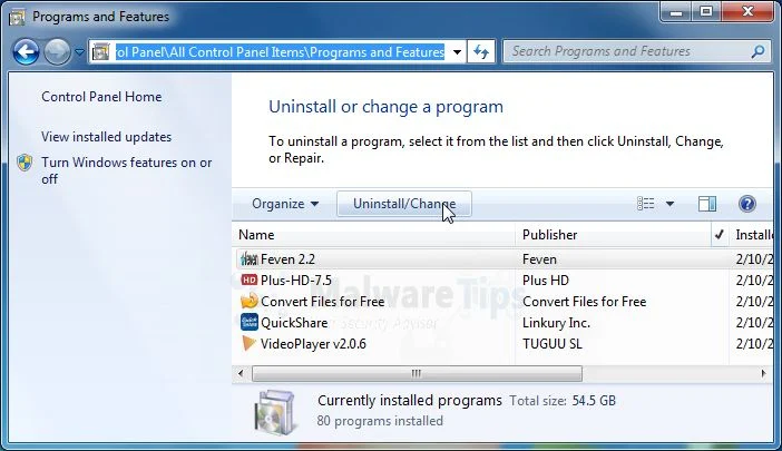 [Image: Uninstall Jcp.drivermapping.net program from Windows]