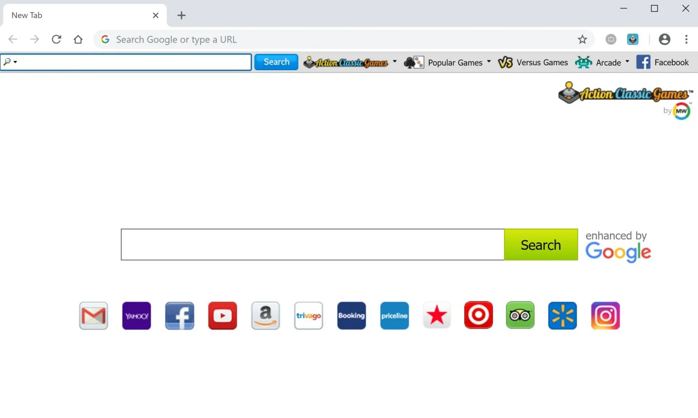 ActionClassicGames Toolbar ActionClassicGames Toolbar virus
