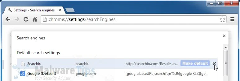 [Image: Searchiu.com search redirect removal]