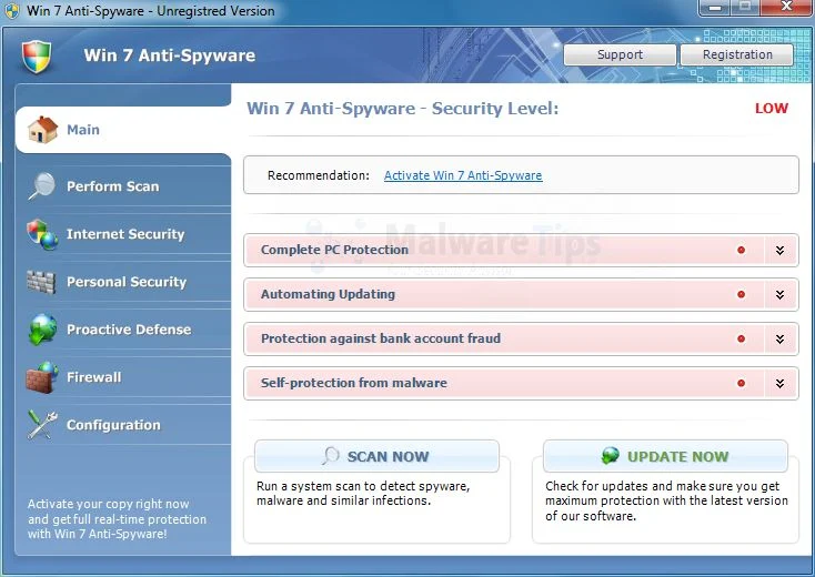 Win 7 Anti-Spyware Win 7 Anti-Spyware virus