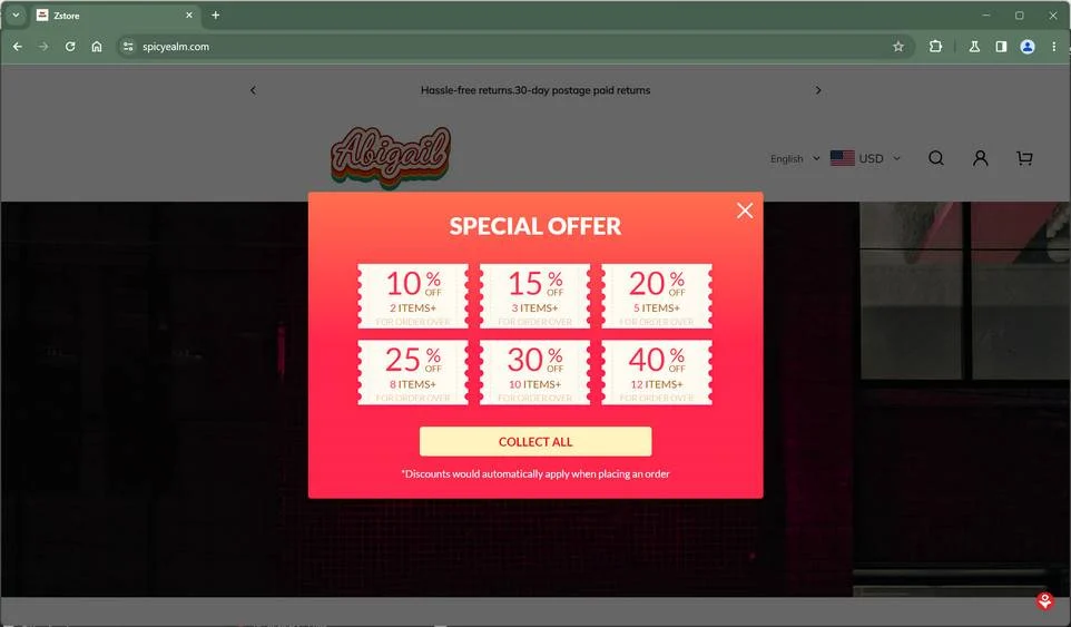 Spicyealm.com scam
