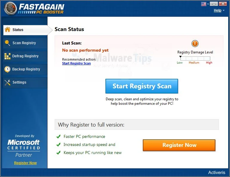 [Image: FastAgain PC Booster virus]