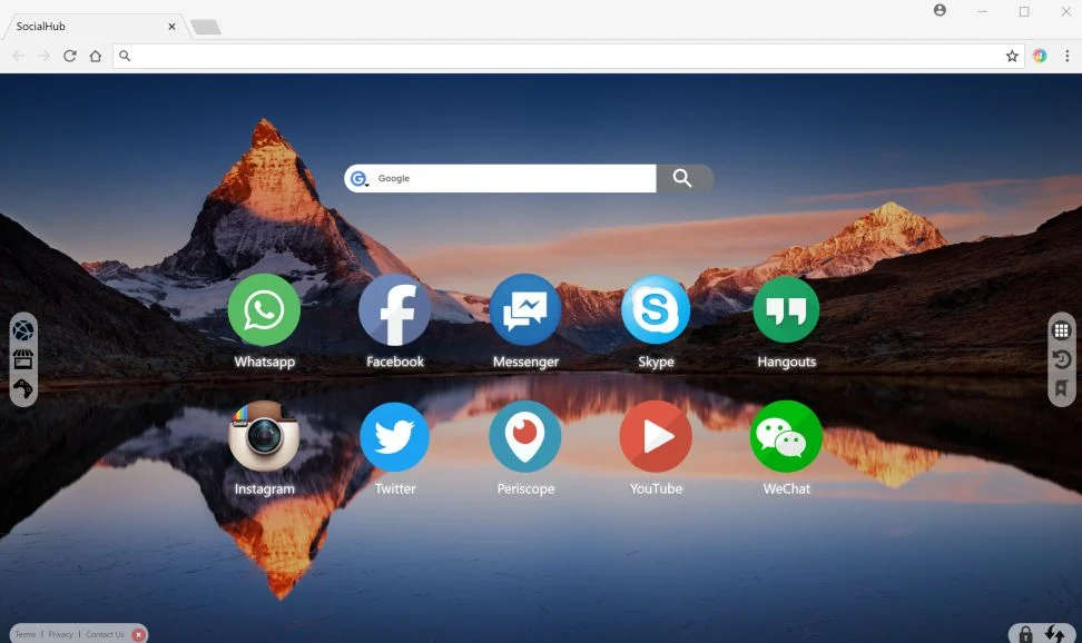 SocialHub redirect