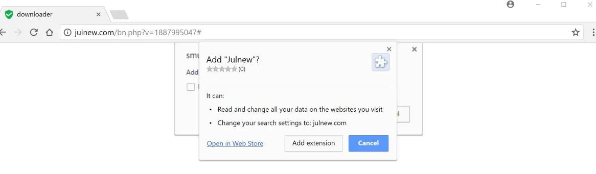 Julnew Chrome Extension Virus