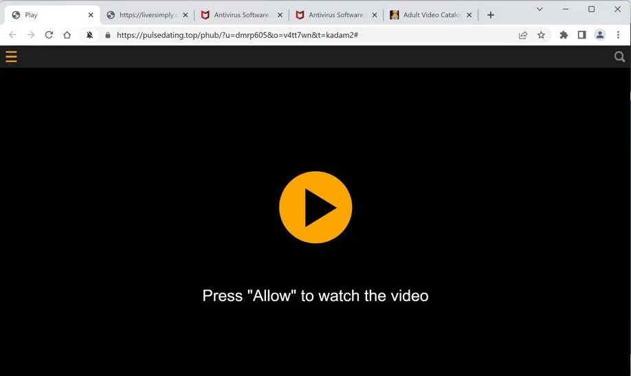 Remove Pulsedating.top Pop-up Ads (Virus Removal Guide) 1 Image: Pulsedating.top Ads