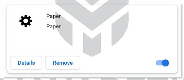 Remove Paper Chrome Extension (Virus Removal Guide) 1 Image: Paper Chrome extension