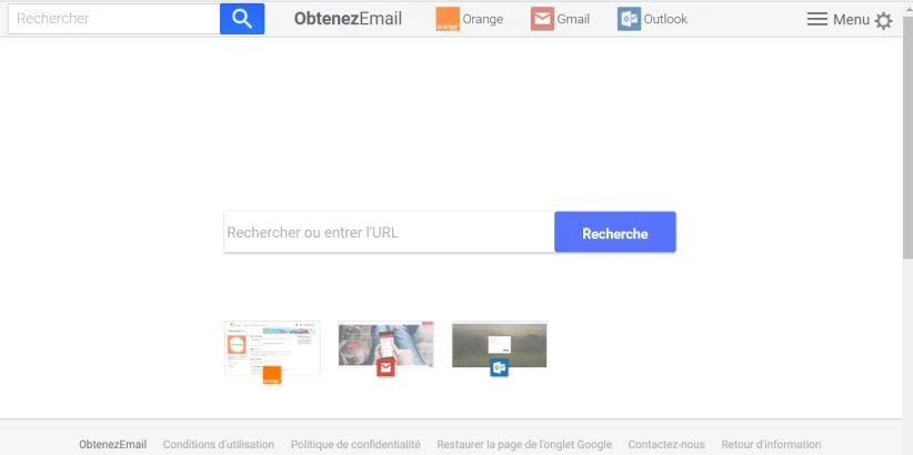 Obtenez Email New Tab Search Virus