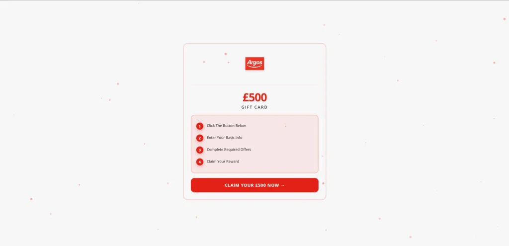 MyDealMode Scam EXPOSED - FAKE Argos £500 Gift Card Trap 1 1 95