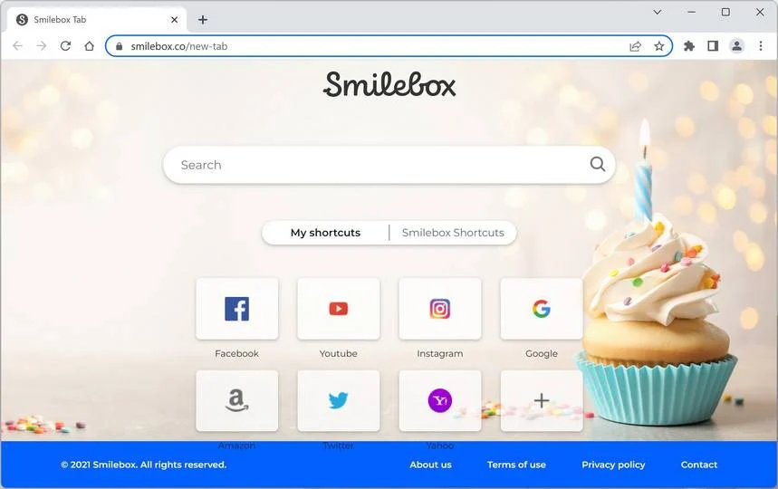 Remove Smilebox Tab Redirect (Virus Removal Guide) 1 Image: Smilebox Tab new tab page