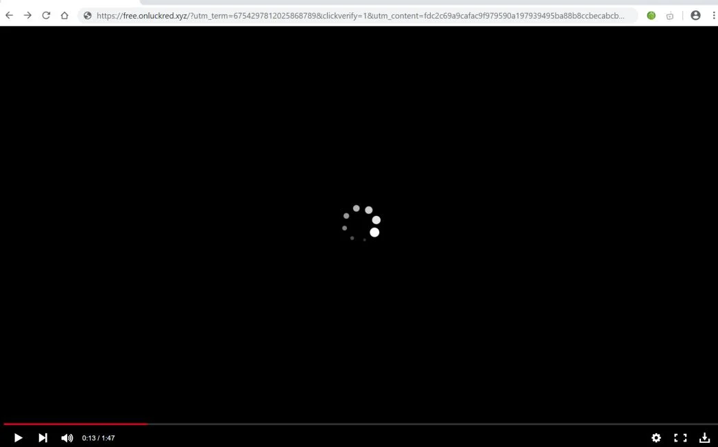 How to remove Free.onluckred.xyz redirect (Virus Removal Guide) 1 Image: Chrome browser is redirected to Free.onluckred.xyz