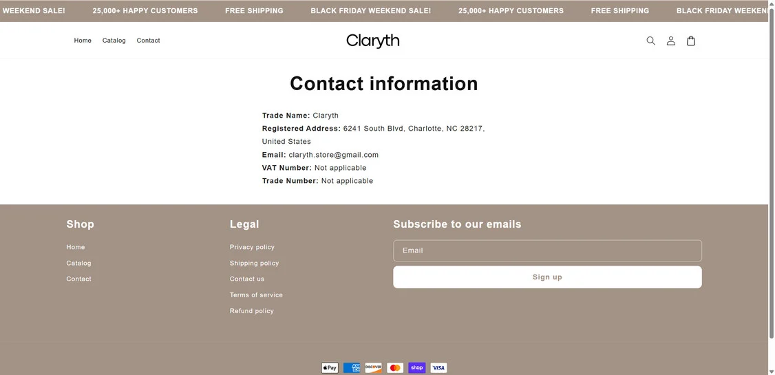Claryth.com scam