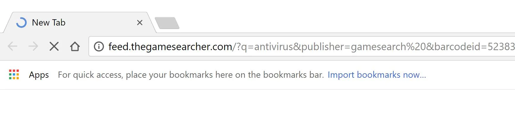 feed.thegamesearcher.com redirect virus