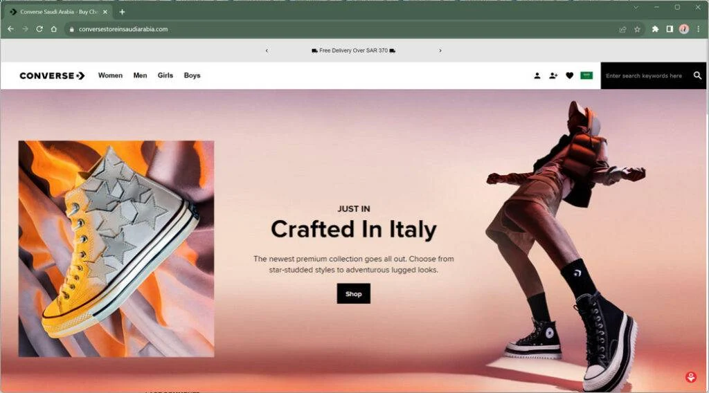 Conversestoreinsaudiarabia.com Scam: A Fake Converse Store 1 conversestoreinsaudiarabia.com scam trendmicro