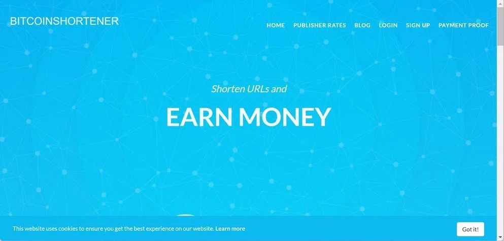 Image: Chrome browser is redirected to Bitcoinshortener.top