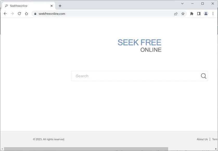 Image: Seekfreeonline.com Browser Hijacker