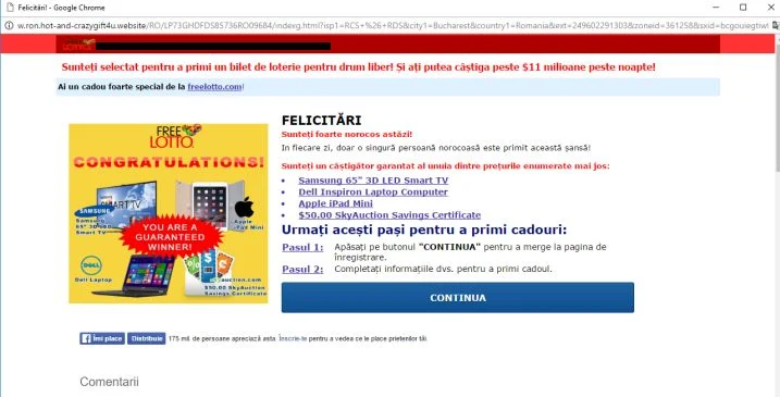 w.ron.hot-and-crazygift4u.website virus