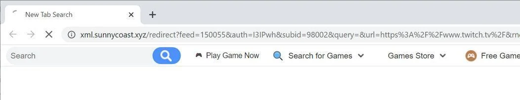 Remove Xml.sunnycoast.xyz redirect (Virus Removal Guide) 1 Image: Chrome browser is redirected to Xml.sunnycoast.xyz