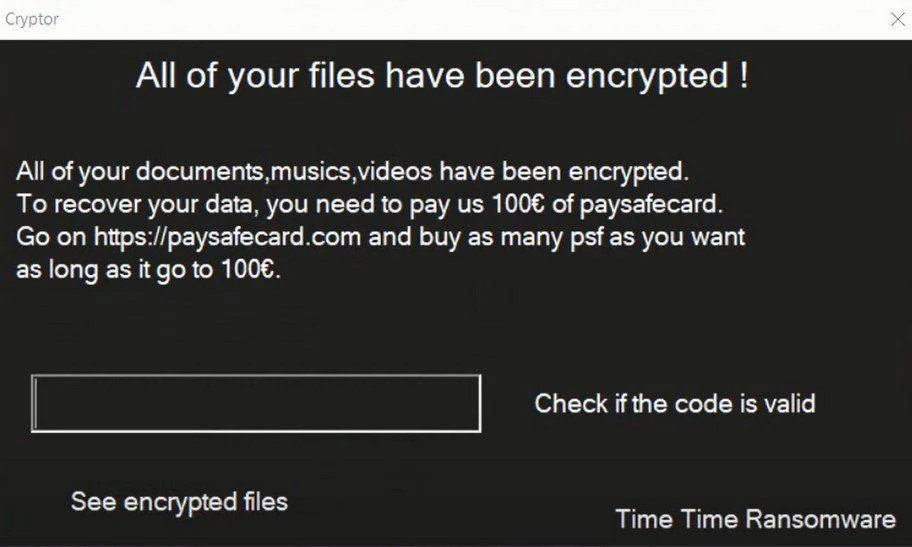 How to Remove Time Time Ransomware (Virus Removal Guide) 1 Image: Time Time ransomware