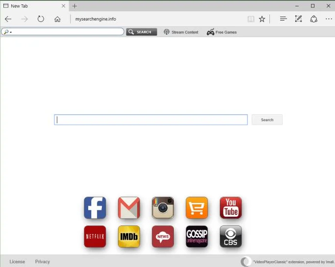 Mysearchengine.info adware