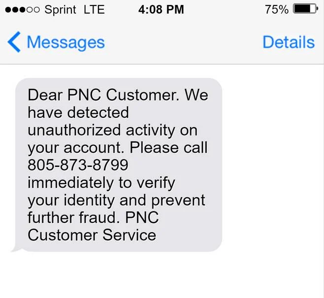 PNC Bank Text Message Scam - What Is It & How To Avoid It 1 scam