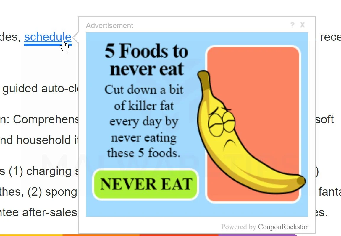 Ad Offers by CouponRockstar adware