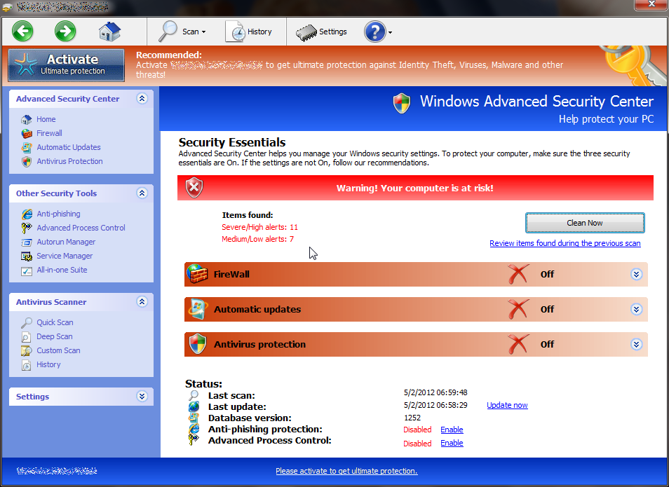 [Image: Windows Internet Booster Rogue]