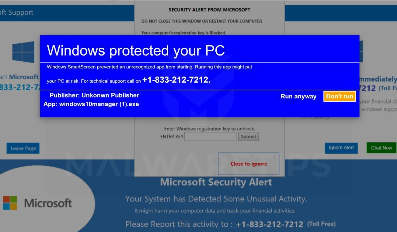 How To Remove "ERROR # ER36dx9832(3)" Tech Support Scam 1 Image: ERROR # ER36dx9832(3) - Tech Support Scam