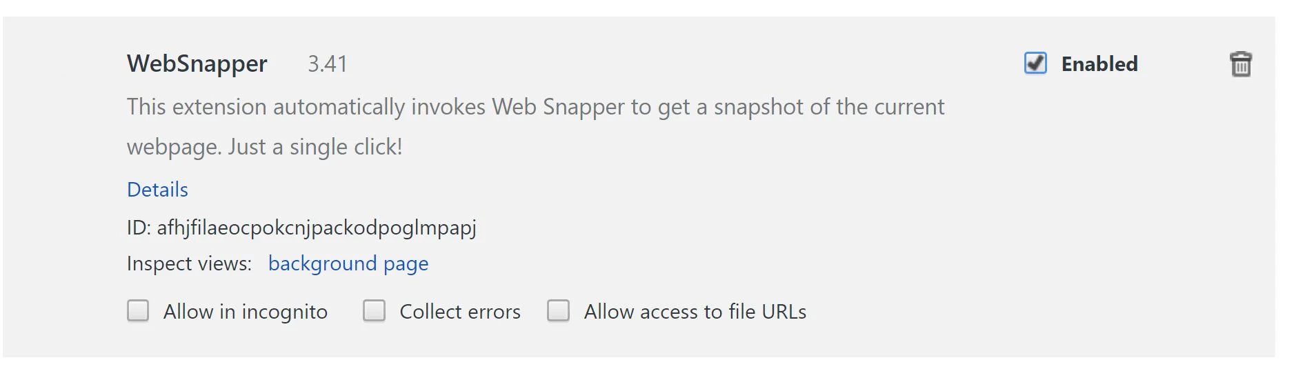 WebSnapper Chrome Extension Virus