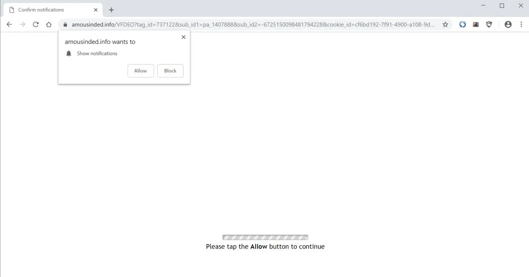 amousinded.info redirect virus