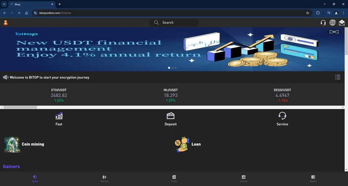 Bitoponline.com scam