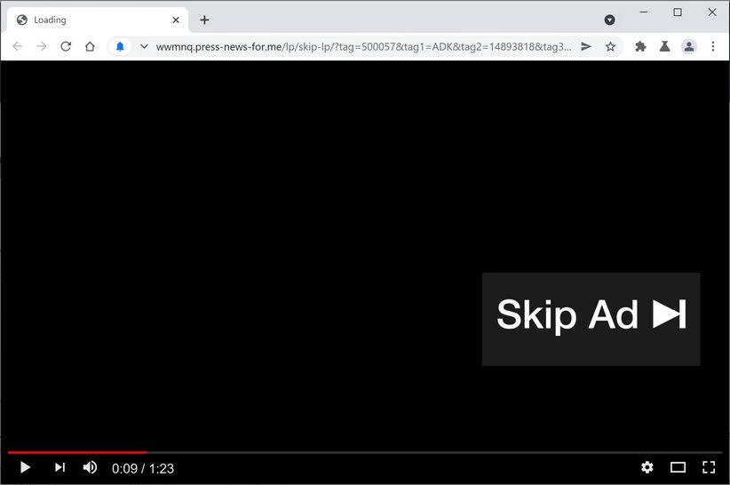 Remove Press-news-for.me pop-up ads (Virus Removal Guide) 1 Image: Chrome browser is redirected to Press-news-for.me