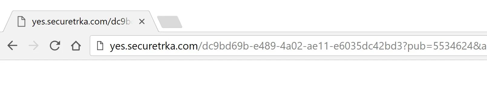 yes.securetrka.com redirect virus