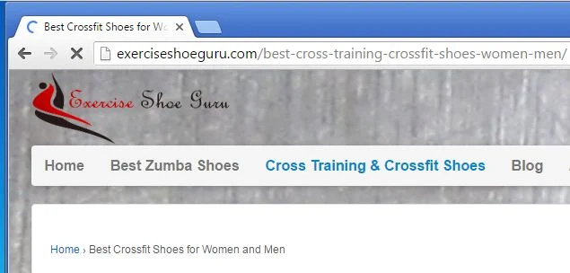 exerciseshoeguru.com adware