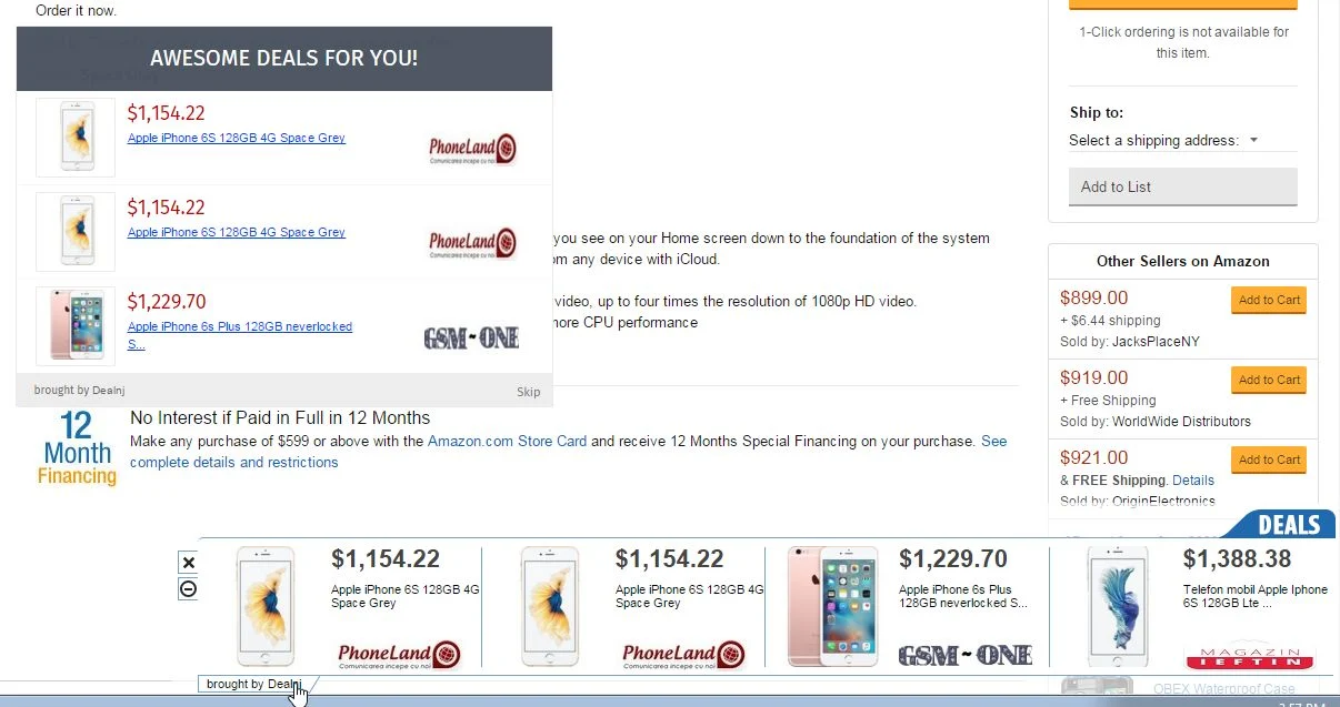 Ads By Dealnj Ads By Dealnj adware