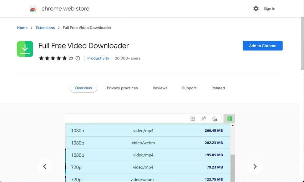 Remove Full Free Video Downloader (Virus Removal Guide) 1 Image: Full Free Video Downloader Chrome extension