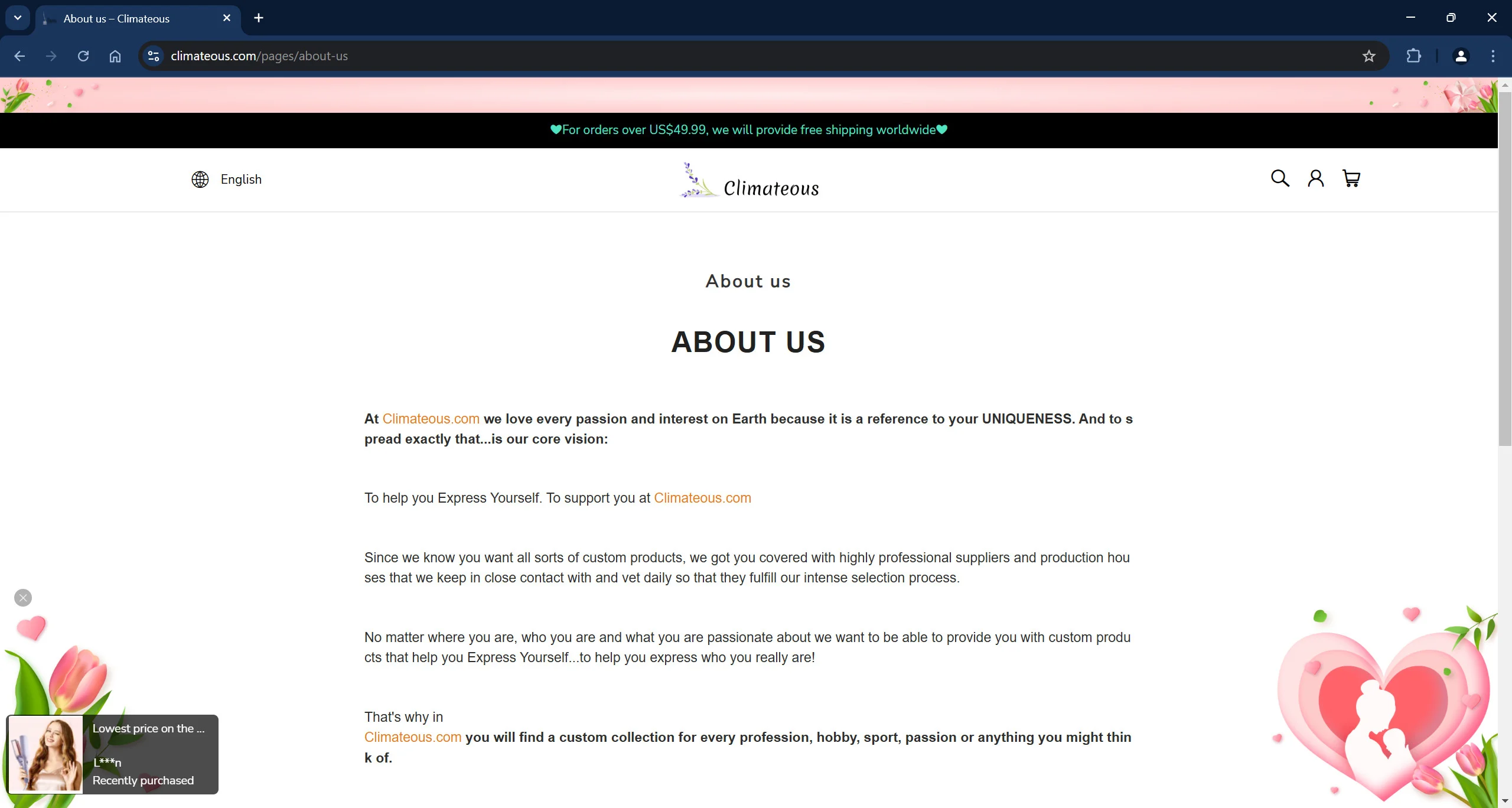 Climateous.com Scam Store - Never Purchase Anything Here 1 Climateous.com scam