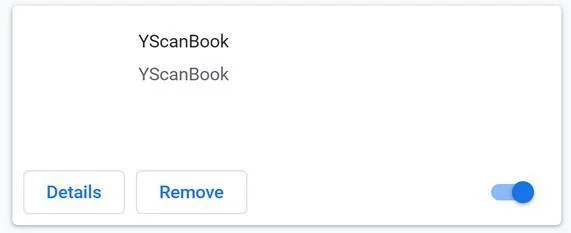 Remove YScanBook Browser Extension (Virus Removal Guide) 1 Image: YScanBook Chrome extension