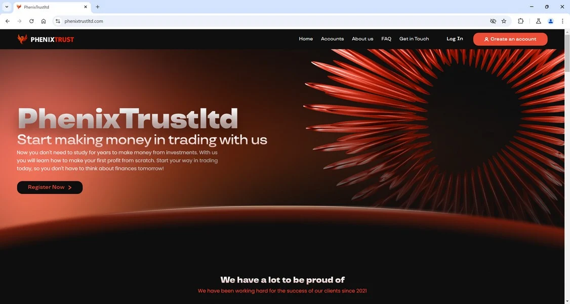 PhenixTrustLtd.com Crypto Scam - Read Our Findings Here 1 Phenixtrustltd.com scam