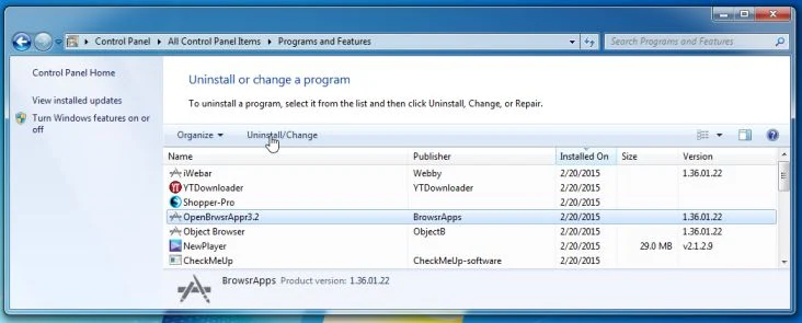 Uninstall OpenBrwsrAppr3.2 from Windows Remove OpenBrwsrAppr3.2 from Windows