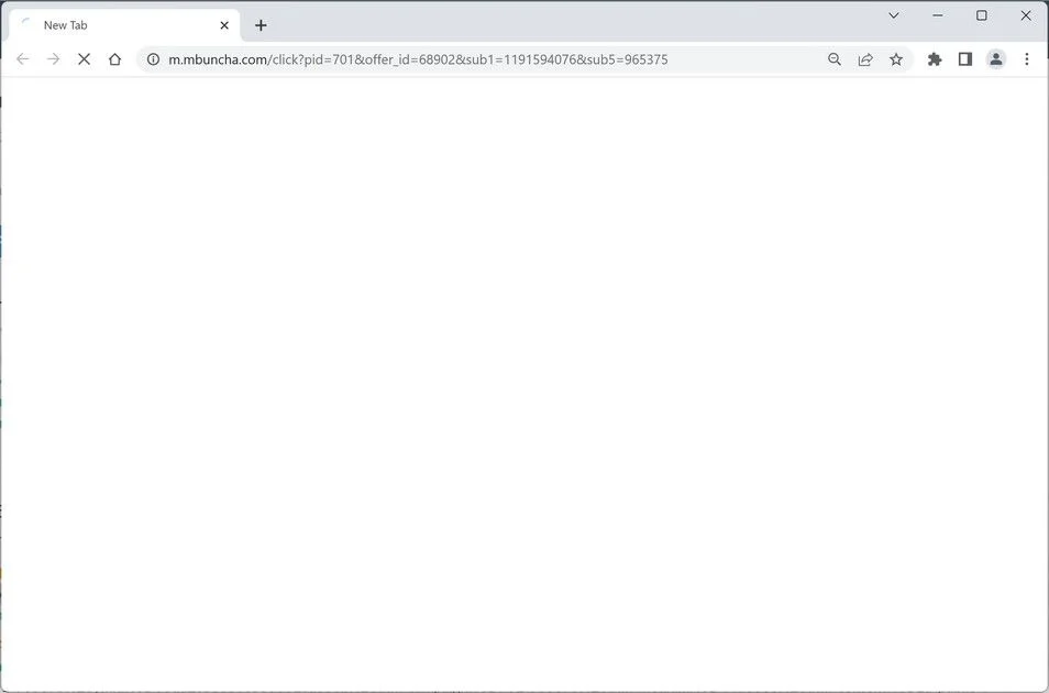 Image: Chrome browser is redirected to Gtoonfd.com