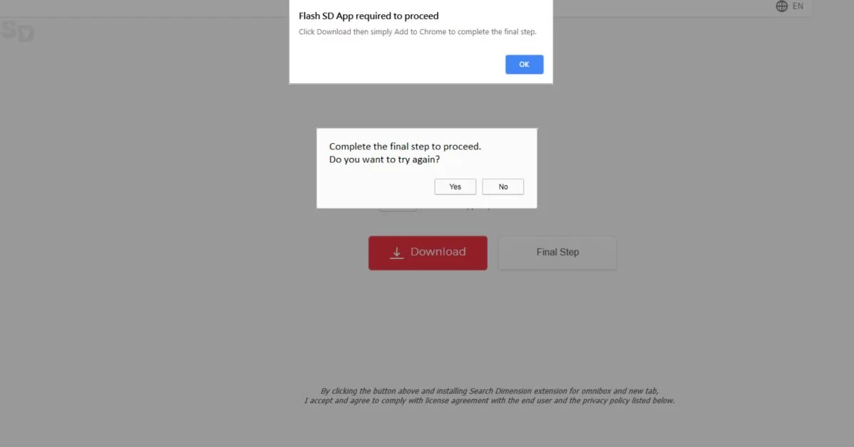 How to remove Lsmk.club pop-up scam (Virus Removal Guide) 1 Image: Chrome browser is redirected to Lsmk.club