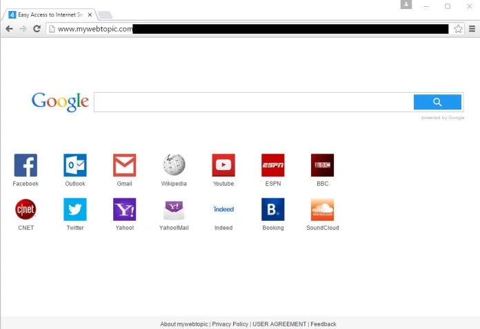 Mywebtopic.com Virus
