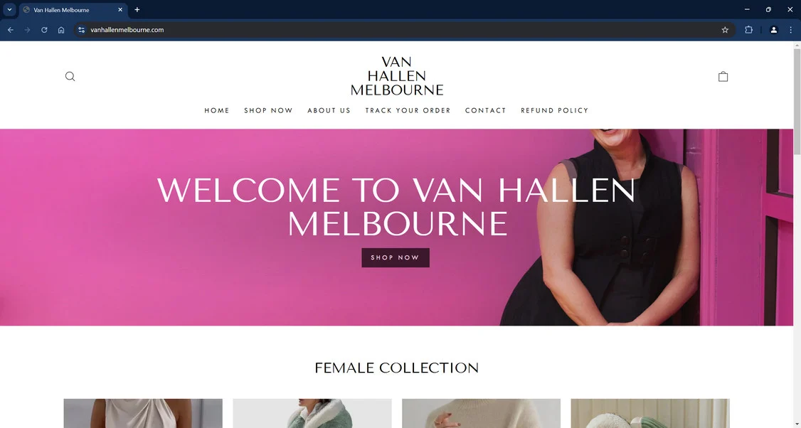 VanHallenMelbourne.com Scam: What You Need To Know 1 Vanhallenmelbourne.com scam