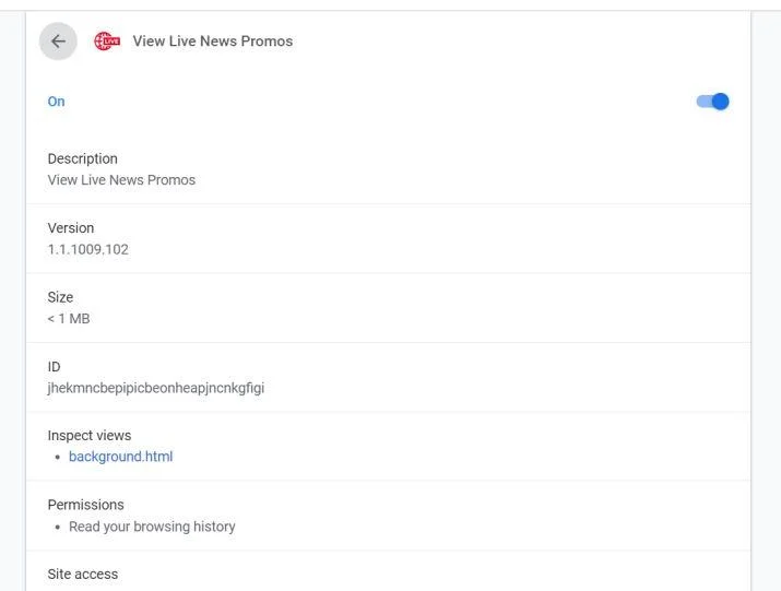 Remove View Live News Promos adware (Virus Removal Guide) 2 Image: View Live News Promos Ads
