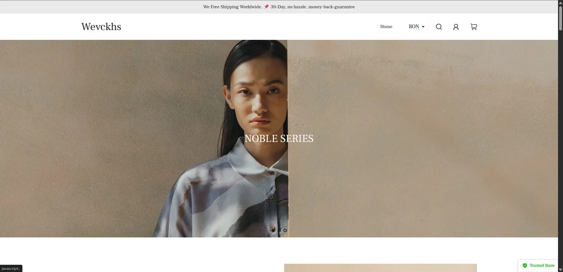 Wevckhs.cc Scam Store - Complete Ripoff Alert 1 Wevckhs.cc scam