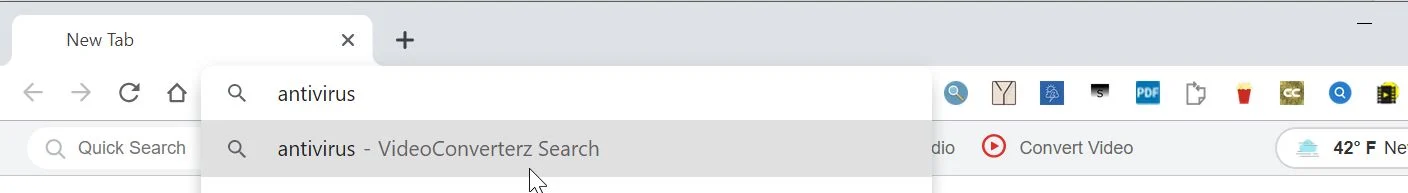 How to remove VideoConverterz Search (Virus Removal Guide) 1 Image: Google Chrome is redirected to VideoConverterz Search