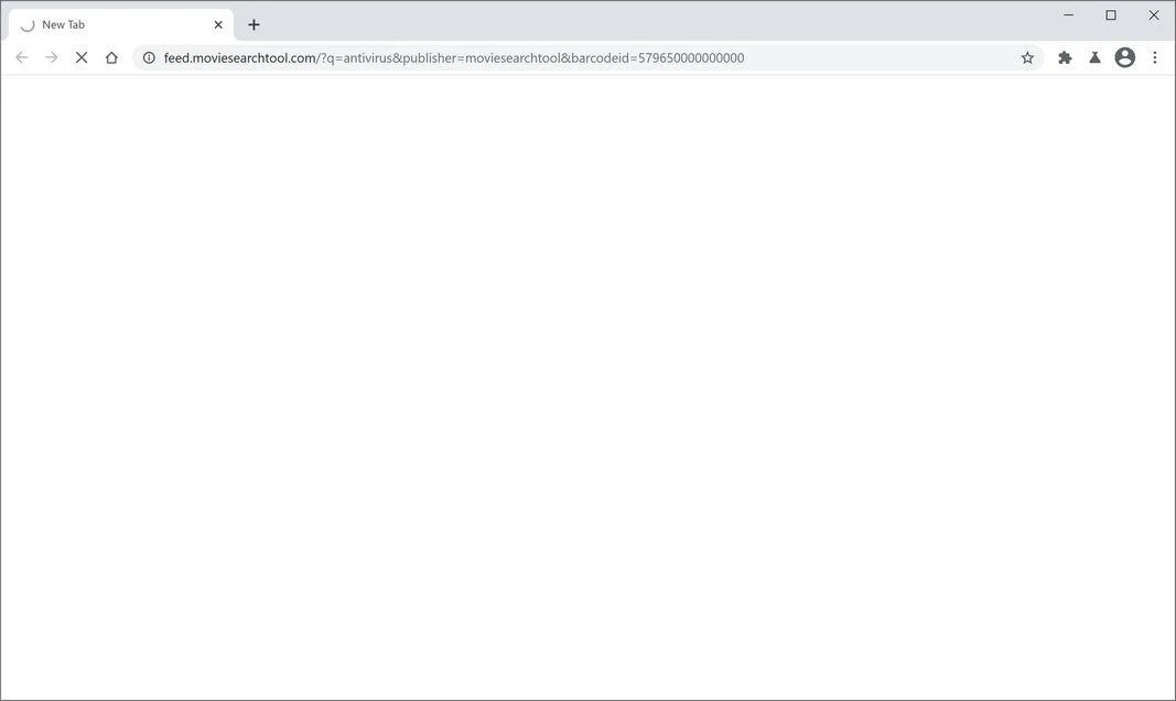 Image: Chrome browser is redirected to MovieSearchTool Search