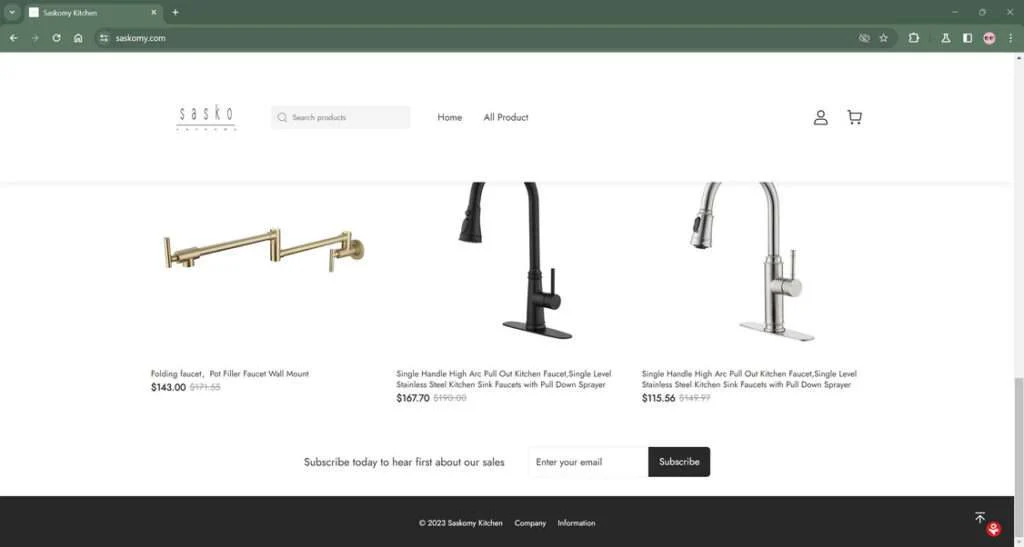 Saskomy.com Store Is 100% Scam - Don't Shop Here 1 Saskomy.com scam