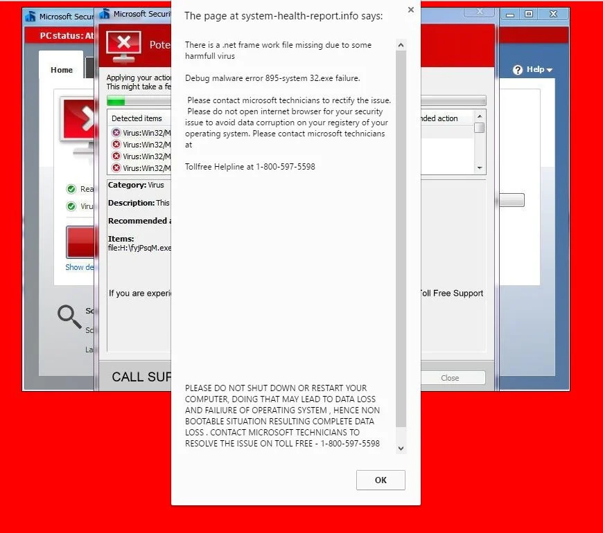 System-health-report.info redirect